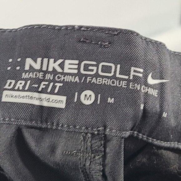 Nike Dri Fit Golf Black Straight Leg  Bermuda Shorts Mid Rise Men's Size Medium - Picture 8 of 10